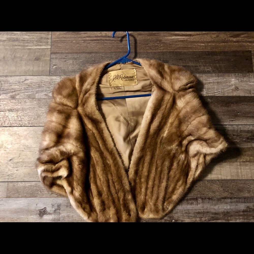 Vintage 1950’s Brown Mink